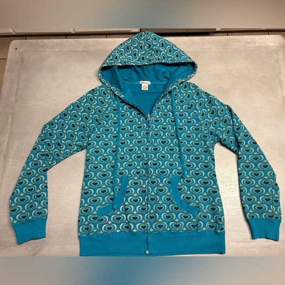 Vintage 1990’s Forever 21 Zip Up‎ Women’s Hoodie Size L.  Vintage Forever - Picture 3 of 10